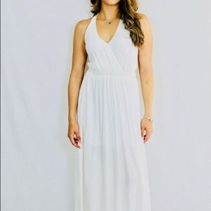 white goddess maxi dress